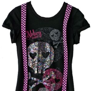 Abbey Dawn Suspenders Shirt